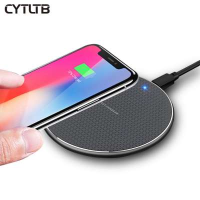 CYTLTB Smart Mobile Phone Wireless Charging Pad, Qi Wireless Charging Pad Universal 10w Fast Qi Wireless Charger