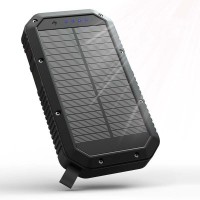 New 2020 Mobile Phone Charger Wireless Solar Power Bank Waterproof 20000mah Mini Small Portable Solar Power Bank